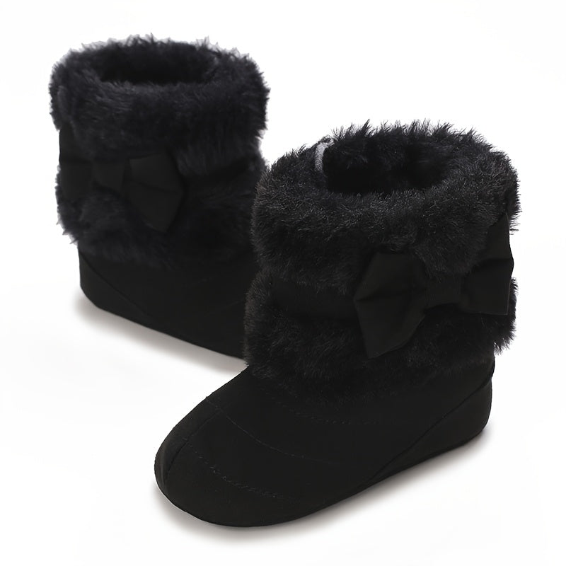 Chaussures pour bébé de 0 à 1 an Filles Hiver Polaire Confortable — Monptitlou