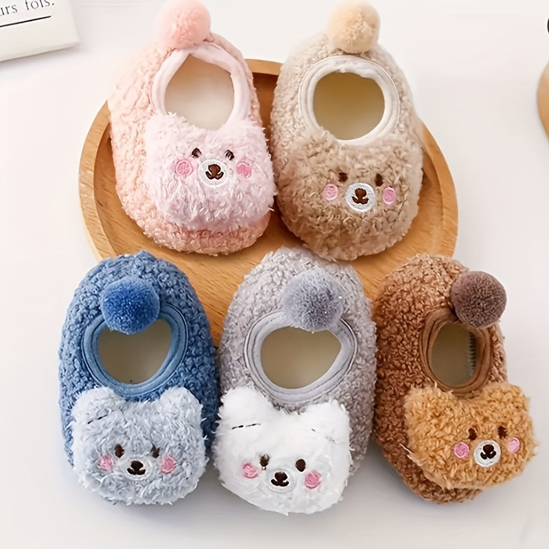 Chaussons et chaussettes d'intérieur pour tout-petits Blush Baby Bear à — Monptitlou Image