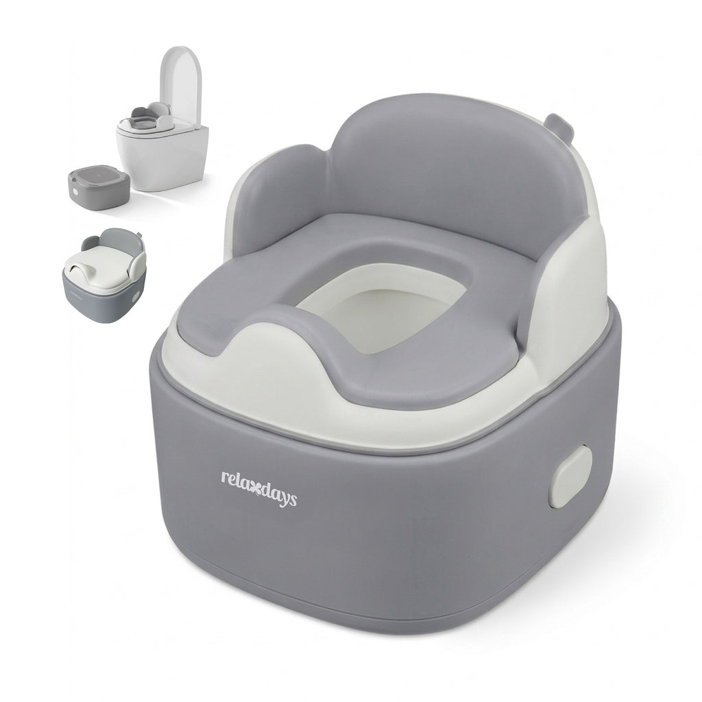 Pot "4in1" gris - (L)36.5 x (H)33.5 x (P)29 cm — Monptitlou