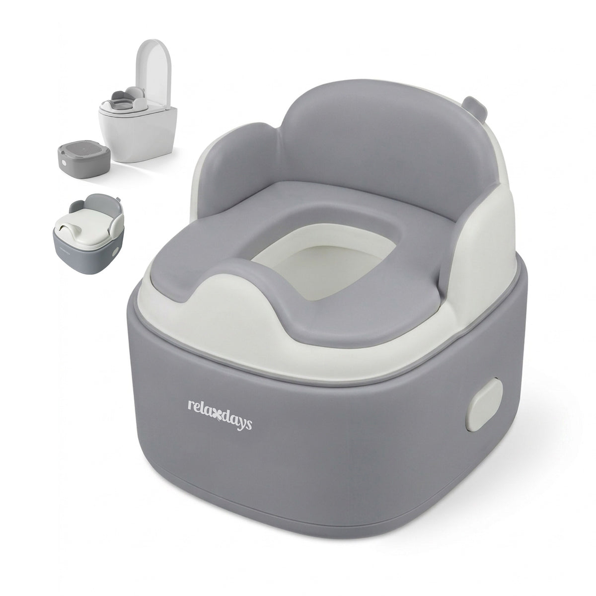 Pot "4in1" gris - (L)36.5 x (H)33.5 x (P)29 cm — Monptitlou Image