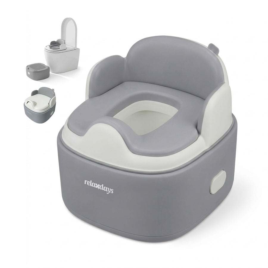 Pot "4in1" gris - (L)36.5 x (H)33.5 x (P)29 cm — Monptitlou