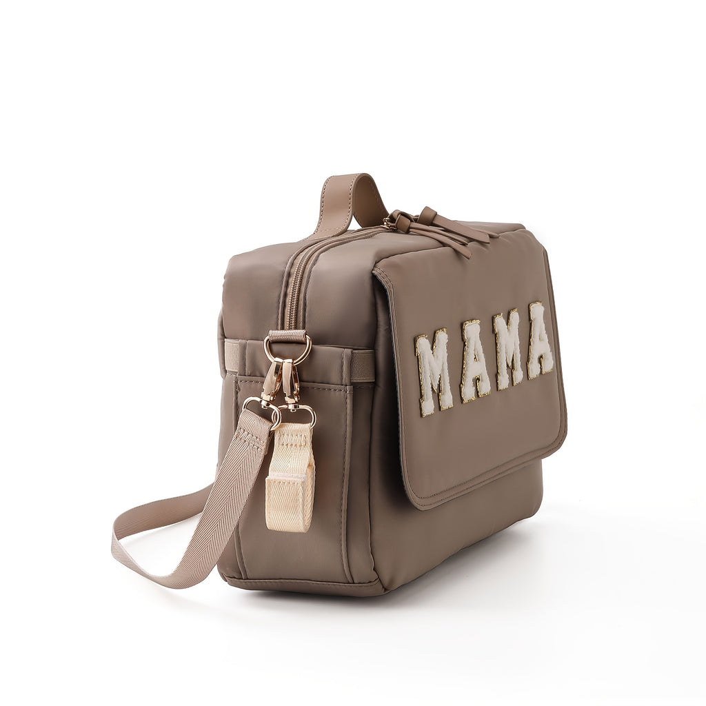 Sac parental 1 pièce MAMA avec lettres brodées, grande capacité — Monptitlou