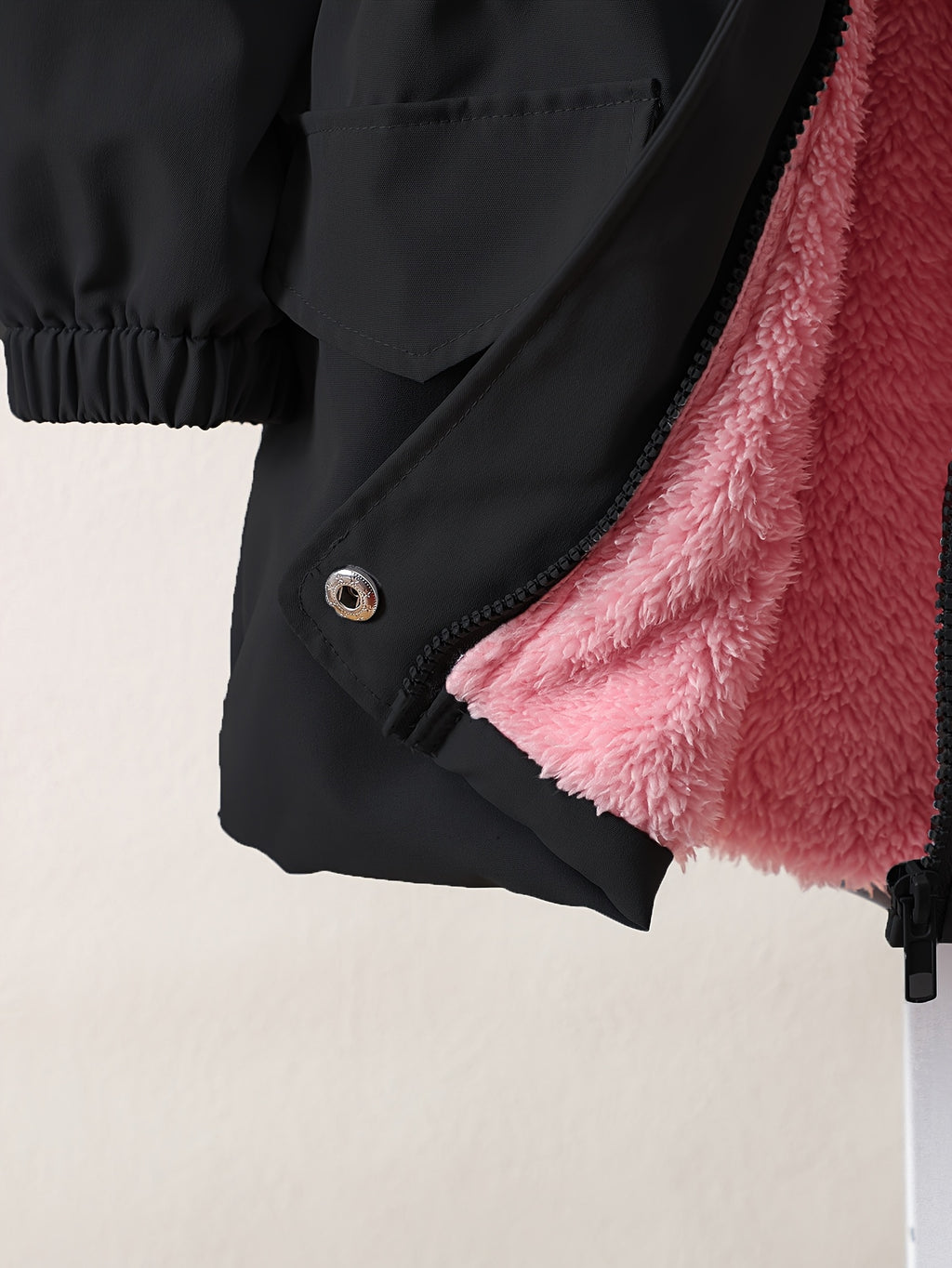 Manteau long à capuche doublé pour filles, automne hiver, décontracté — Monptitlou