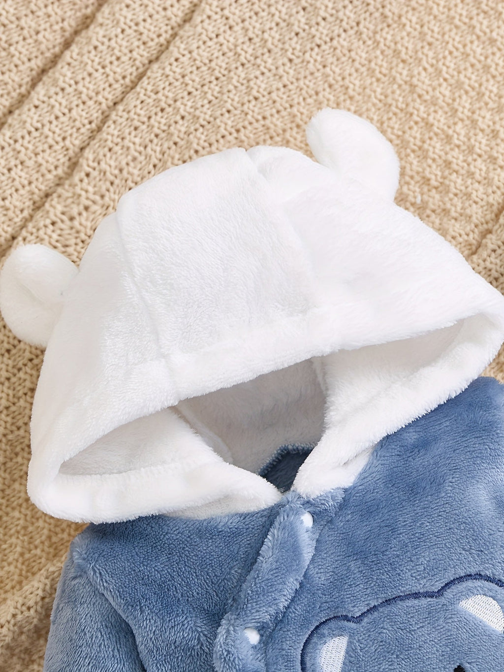 Vêtements pour tout-petits garçons, barboteuse pour bébé automne et hiver, épaisse et chaude, mignon écharpe, appliqué o