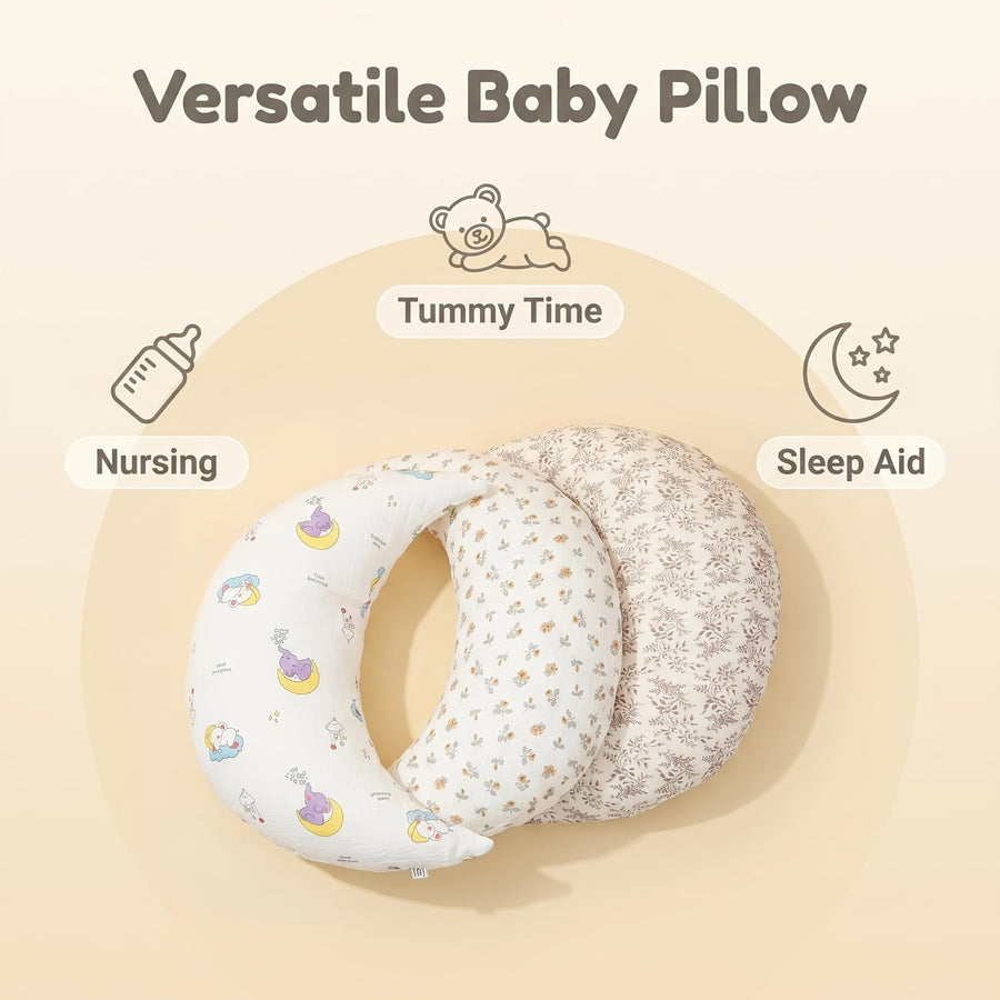 Oreiller de grossesse en forme de C Moon Pillow — Monptitlou