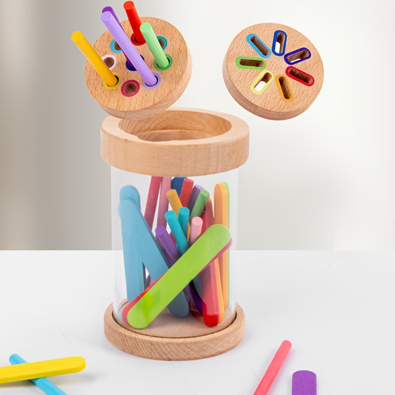 Jeu éducatif en bois pour enfants — Monptitlou