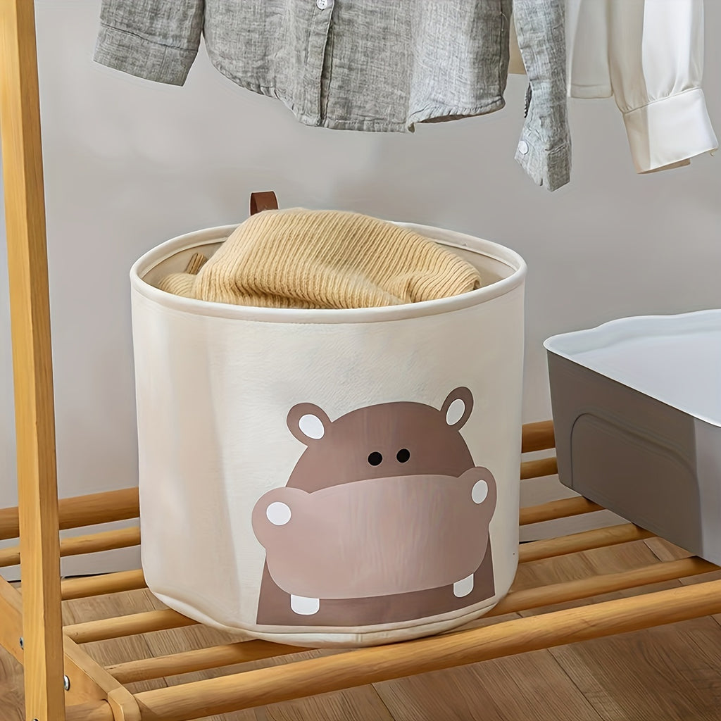 Panier de rangement pour couches avec motif d'animaux mignons — Monptitlou