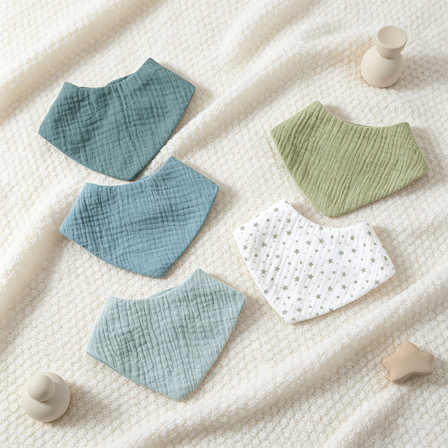 Bavoirs simples et polyvalents, styles assortis pour enfants — Monptitlou