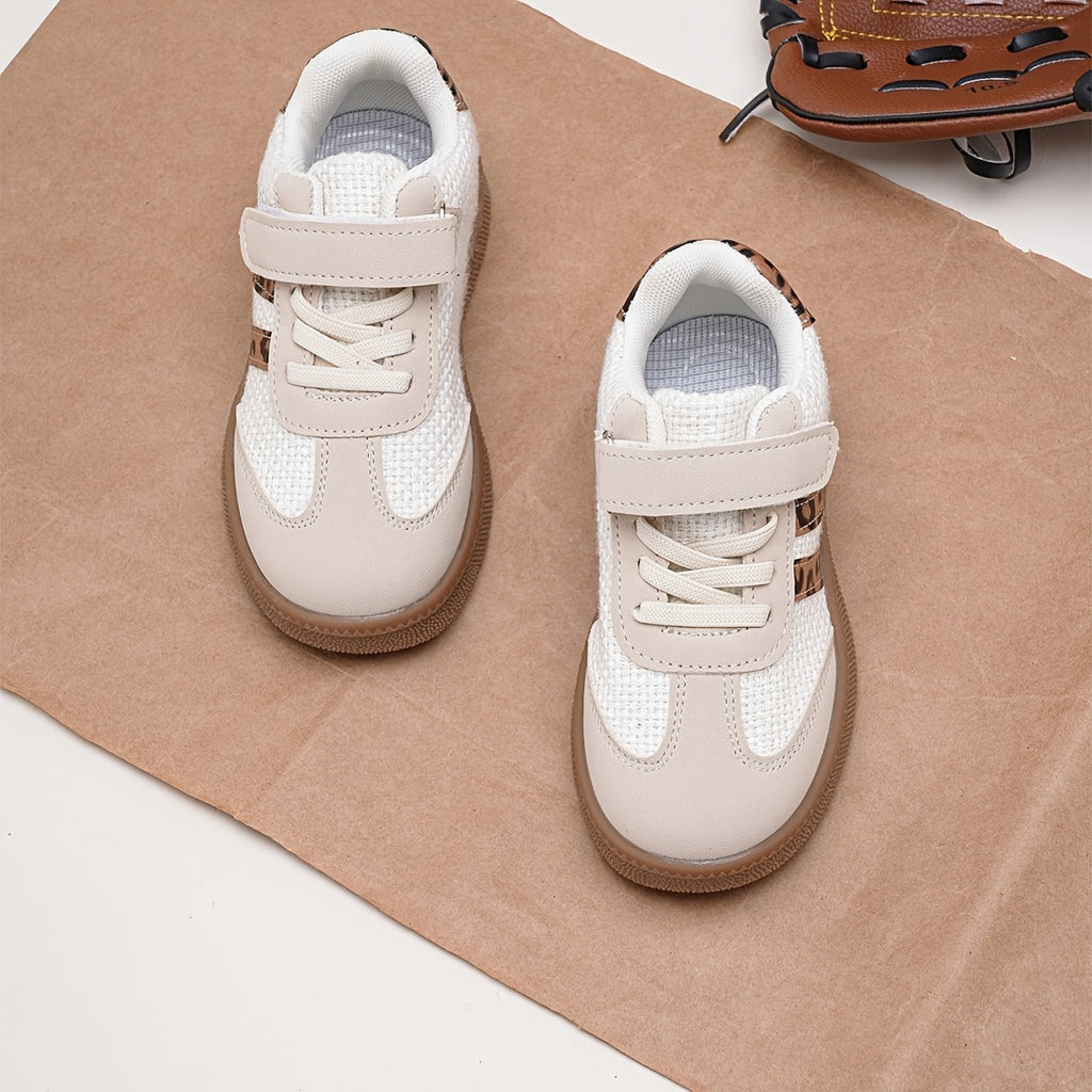 1 Paire de Baskets Décontractées à la Mode à Imprimé Léopard et à — Monptitlou