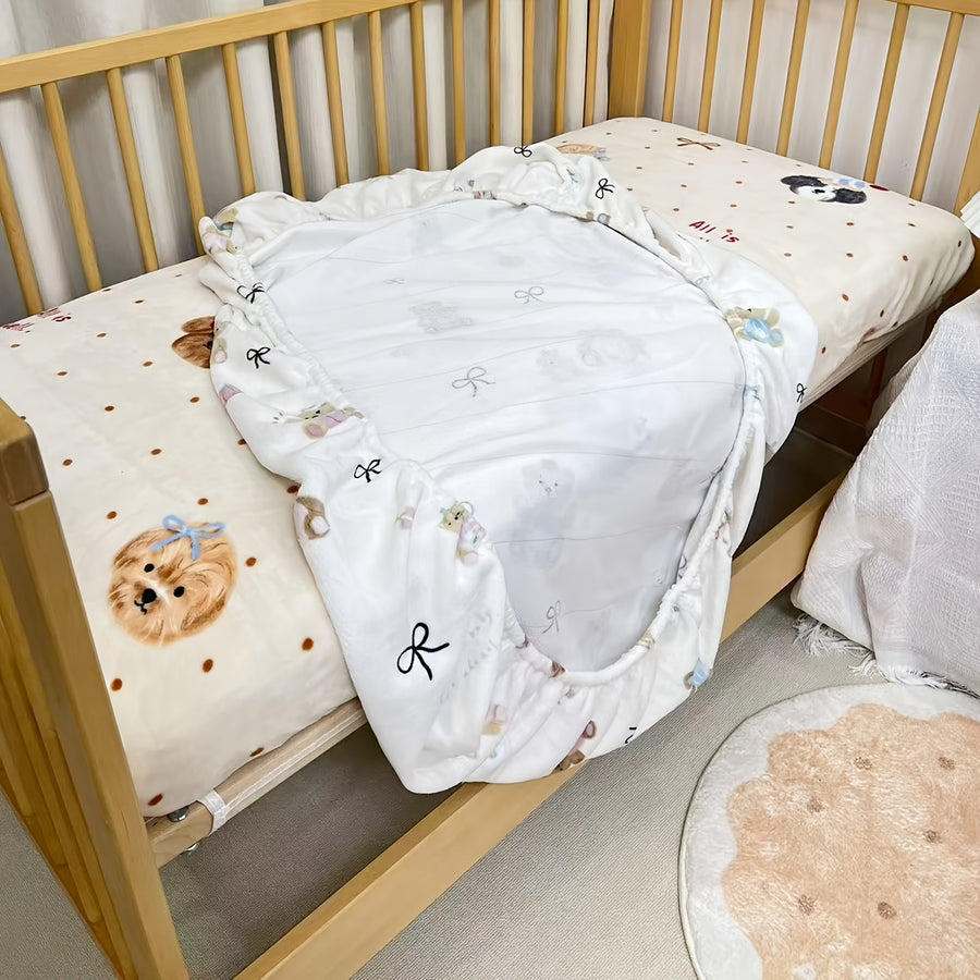 Drap-housse en peluche, couvre-matelas épais, photo 14