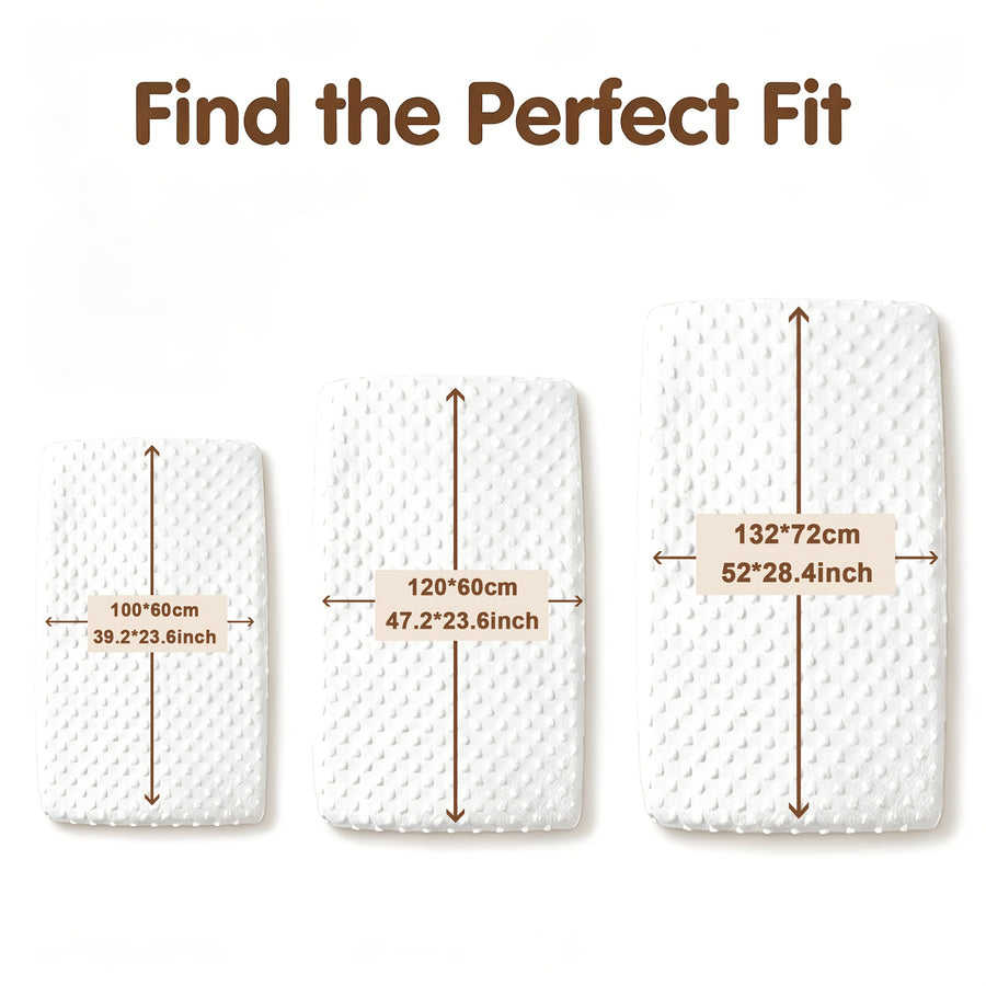 Drap-housse pour enfant brodé haricot — Monptitlou