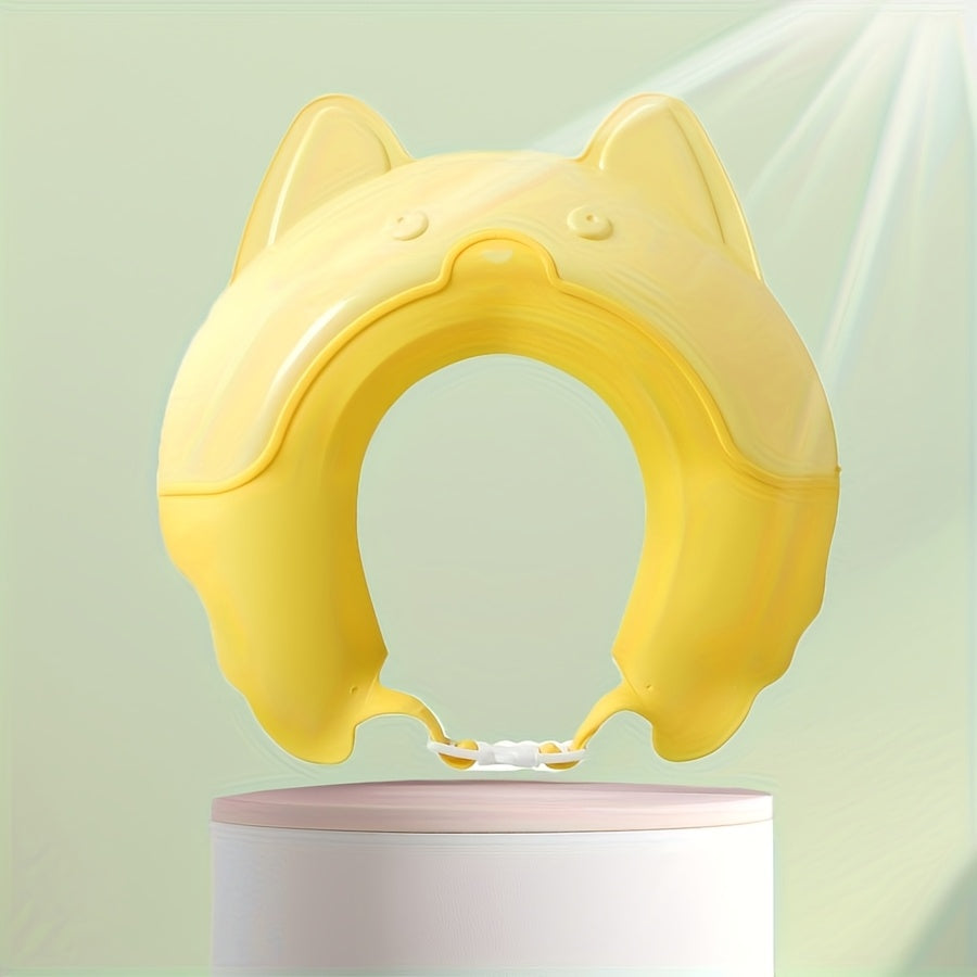 Bonnet de douche et de shampooing 1 pièce, avec bord imperméable — Monptitlou