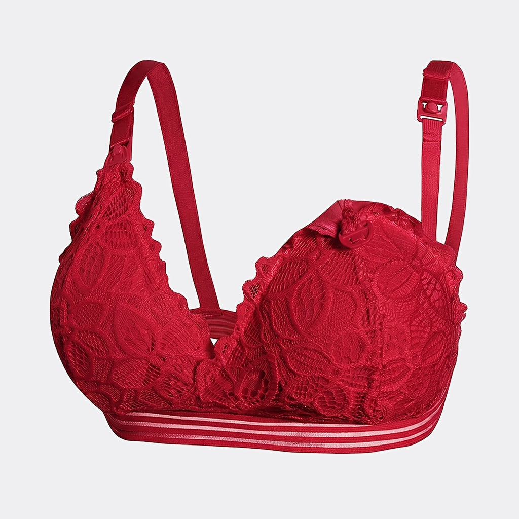 Soutiens-gorge sans fil avec armature pour grossesse, fermeture avant — Monptitlou