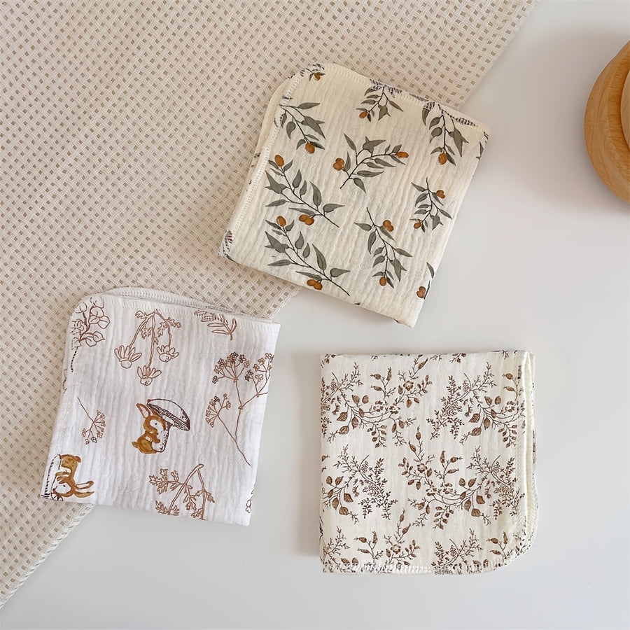 Serviettes Ultra-Douces, Style Fin Prêt-à-Porter Printemps Été — Monptitlou