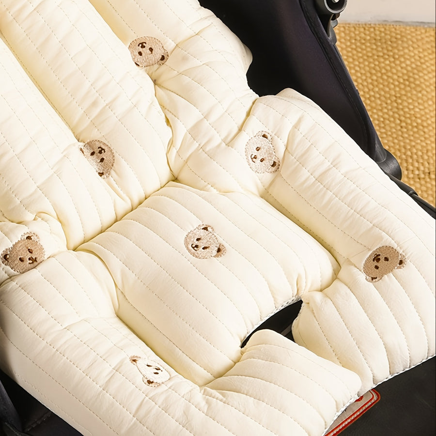 Coussin épais pur pour poussettes, porte-bébés et chaises hautes — Monptitlou