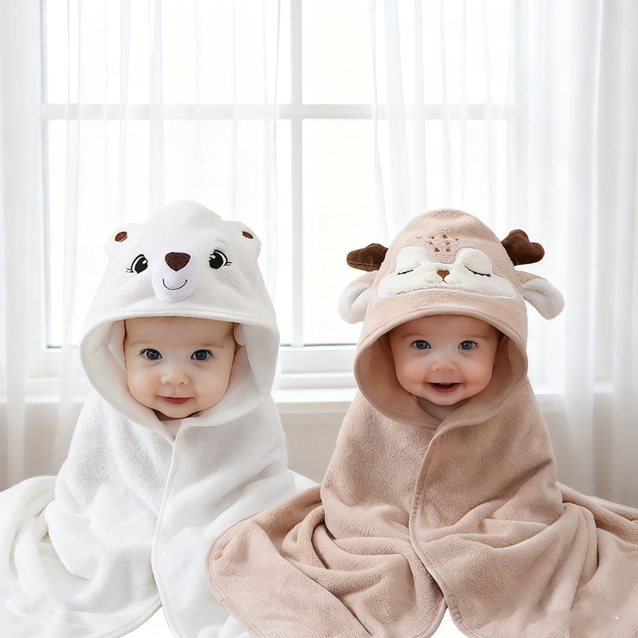 Nouvelles Serviettes de Bain Douces pour Bébé, Douces et Confortables — Monptitlou