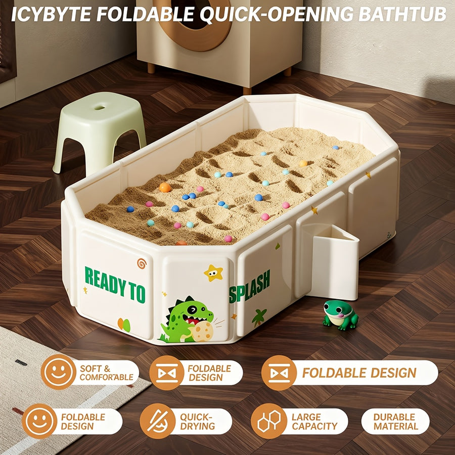 Baignoire pliante portable 1 pièce – Baignoire d'immersion autoportante — Monptitlou