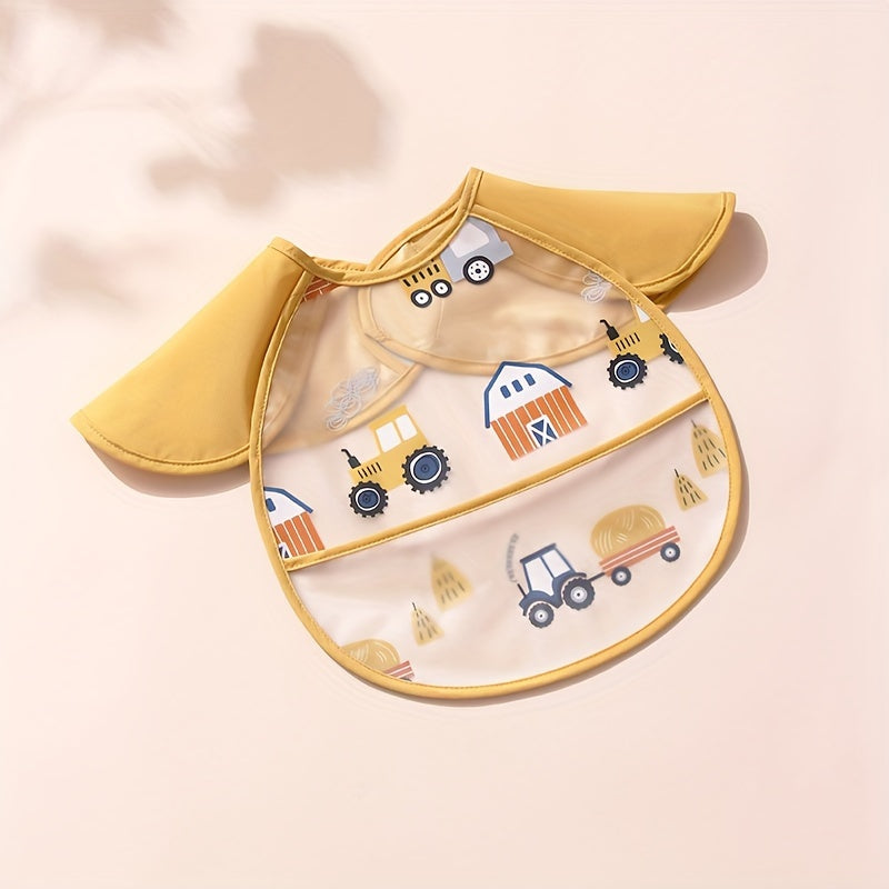 Bavoir à manches courtes, Bavoir à manches courtes pour bébé — Monptitlou