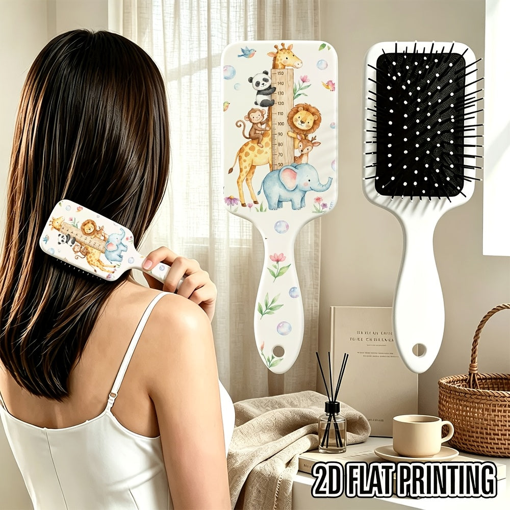 Peigne à poils pour bébé animal avec base rembourrée et brosse — Monptitlou