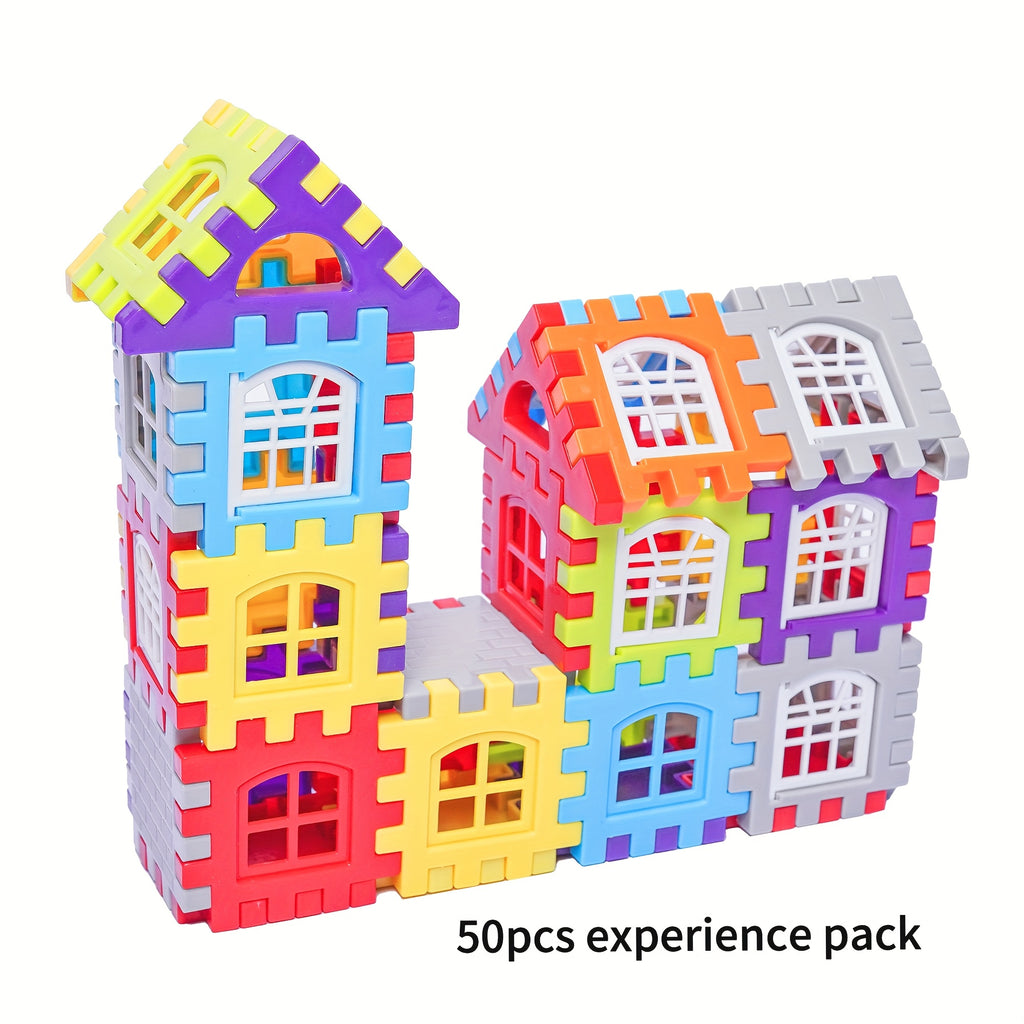 /70/100/125 pièces jeu de puzzles en plastique portable pour enfants à — Monptitlou