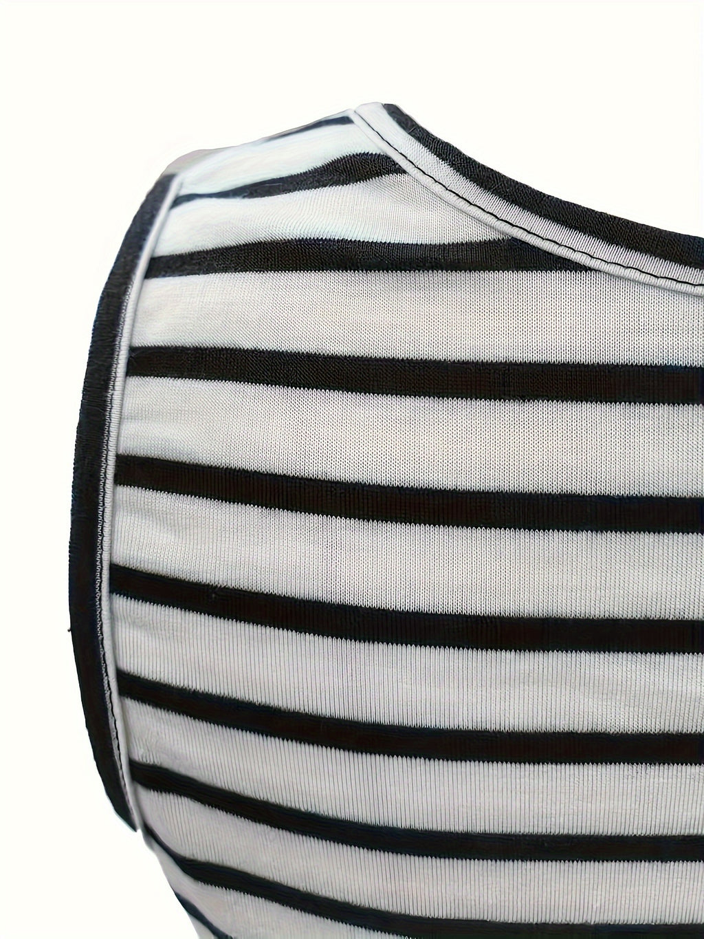 Robe d'allaitement élégante à rayures sans manches pour femmes