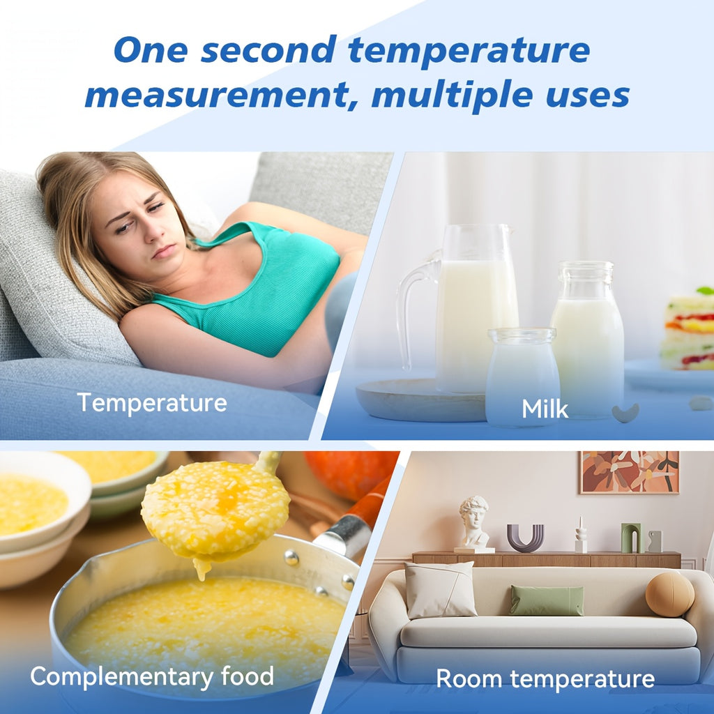 Thermomètre frontal numérique sans contact, affichage rétroéclairé — Monptitlou