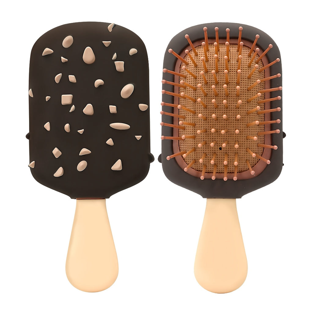 1 brosse à cheveux à coussin d'air sur le thème du crème glacée — Monptitlou
