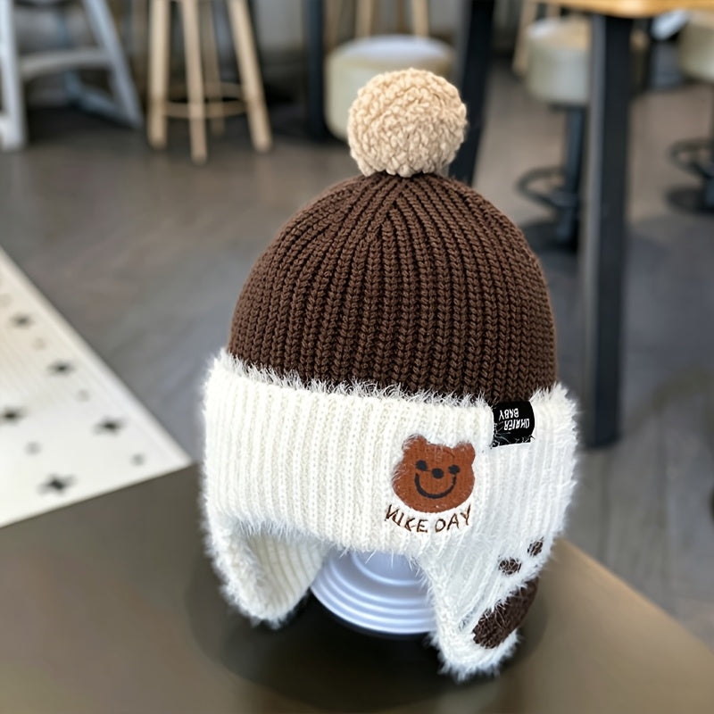 Bonnet Tricoté Confortable pour Enfants de 1 à 3 Ans — Monptitlou Image
