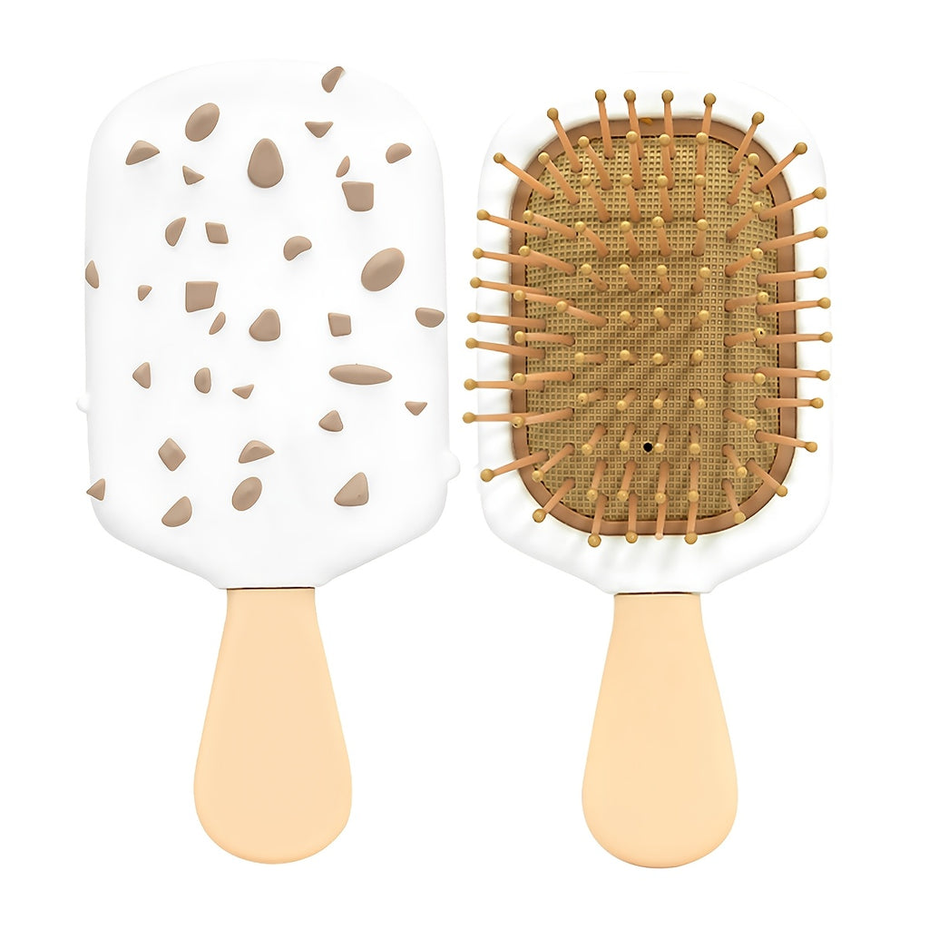 1 brosse à cheveux à coussin d'air sur le thème du crème glacée — Monptitlou