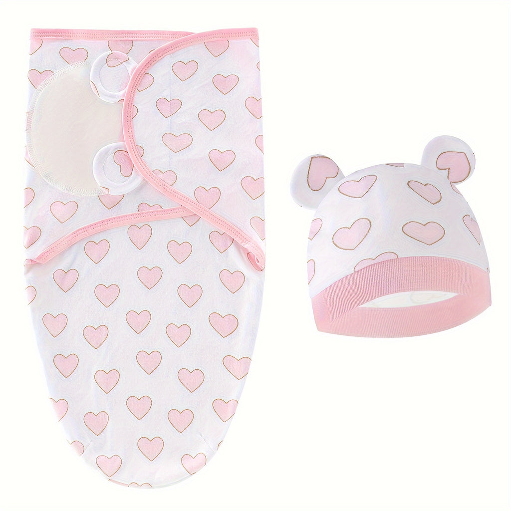 1 Ensemble Couverture Enveloppante Réglable pour Nouveau-né 0-6 Mois — Monptitlou