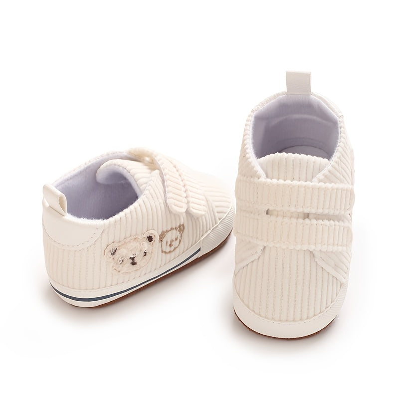 Chaussures de bébé 0-1 an printemps et automne, mignon petit ours — Monptitlou
