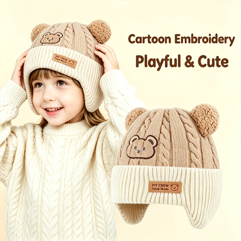 Bonnet pull-over d'automne et d'hiver avec protège-oreilles et oreilles, photo 14