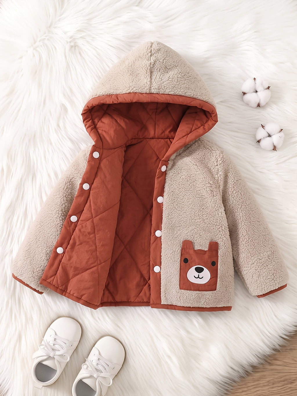 Vêtements pour bébé, Veste chaude à manches longues d'automne pour — Monptitlou