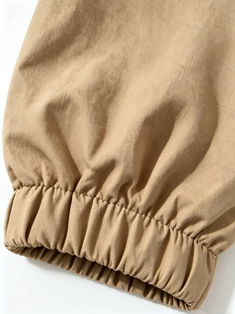 Nouvelle Veste Zippée à Capuche Kaki Printemps et Automne pour Bébés et