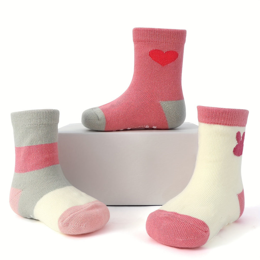 12 Paires de Chaussettes Mi-Mollet pour Filles, Nouveauté PC — Monptitlou