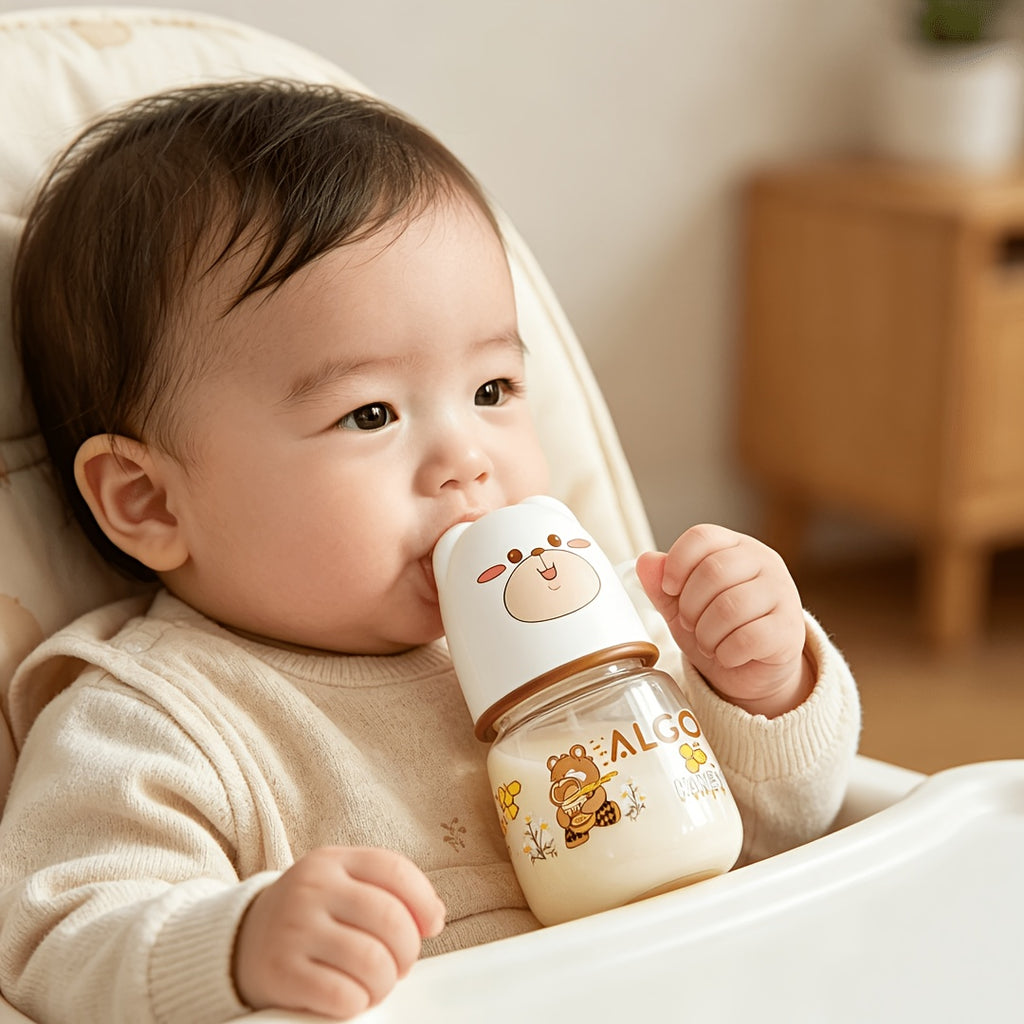 Biberon pour bébés ours d'abeille 60 ml, biberon pour eau et lait — Monptitlou