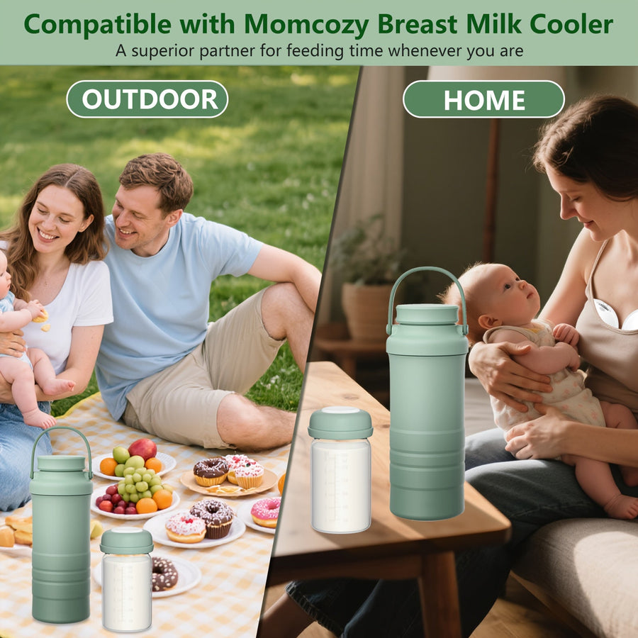 Collection de Bouteilles de Stockage de Lait Maternel — Monptitlou