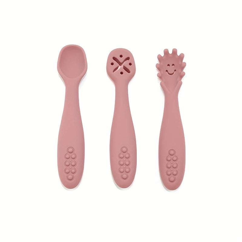 [Cuillères en silicone] 1 Ensemble de 3 Cuillères en Silicone pour — Monptitlou