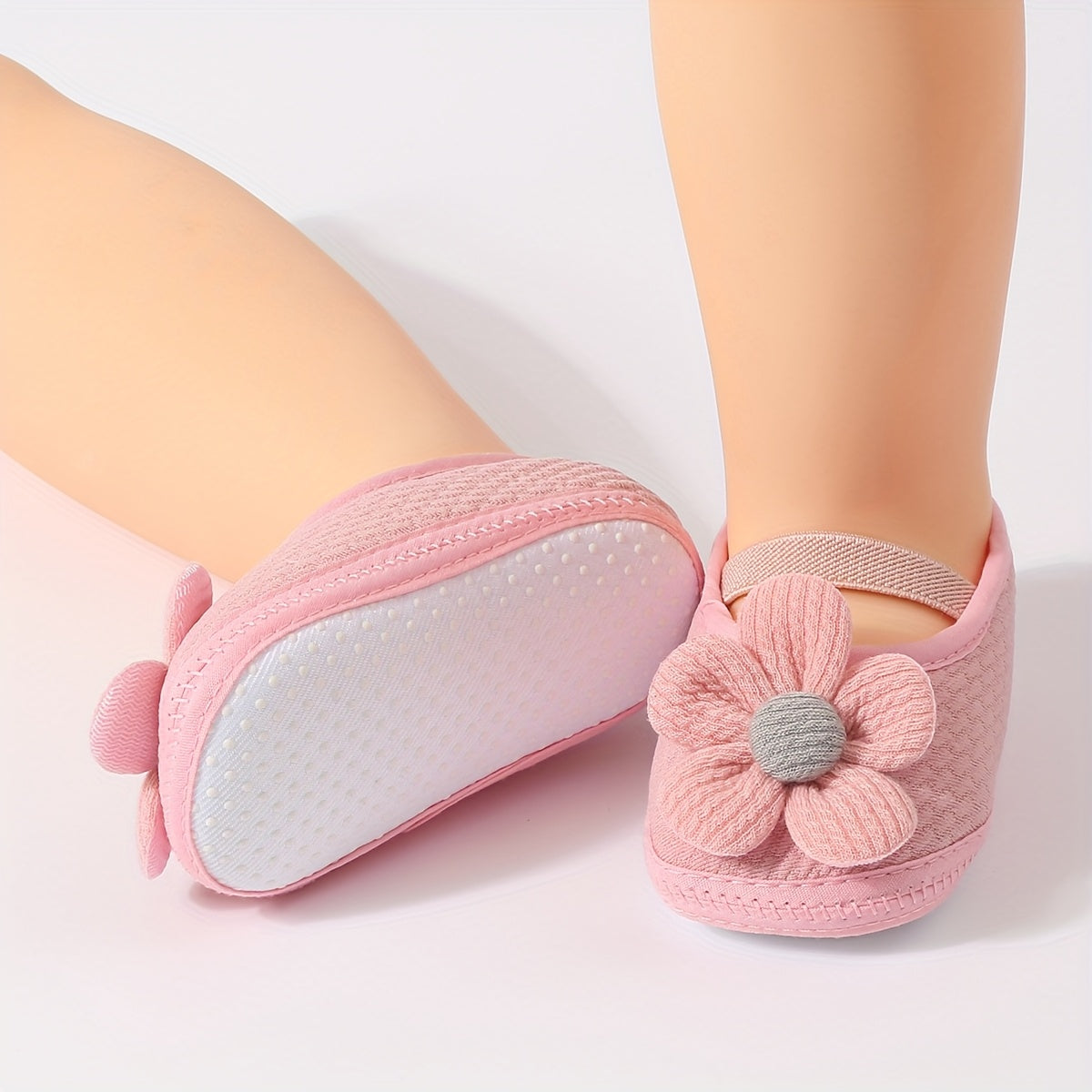 1 Paire de Chaussures pour Bébé, Mignon Dessin Animé Tournesol Uni — Monptitlou Image