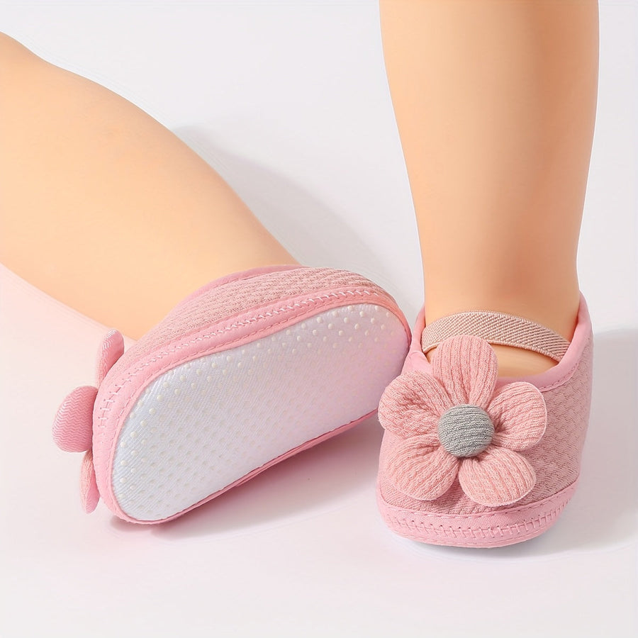 1 Paire de Chaussures pour Bébé, Mignon Dessin Animé Tournesol Uni — Monptitlou