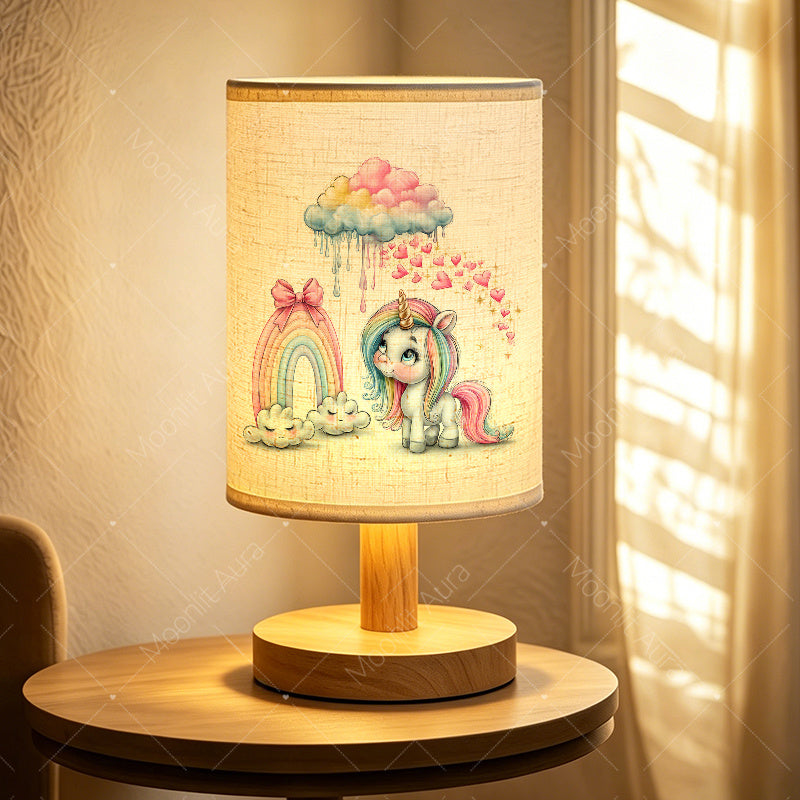 1 Lampe de Bureau en Tissu, Lumière LED — Monptitlou