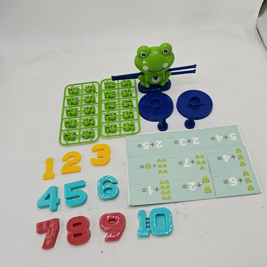 Jeu éducatif en plastique vert — Monptitlou