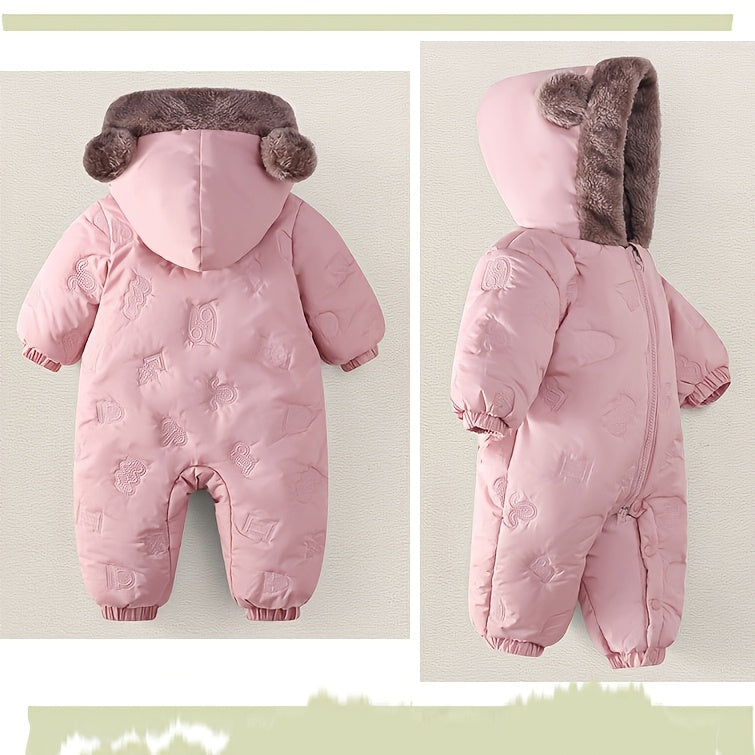 Barboteuse d'hiver pour fille — Monptitlou