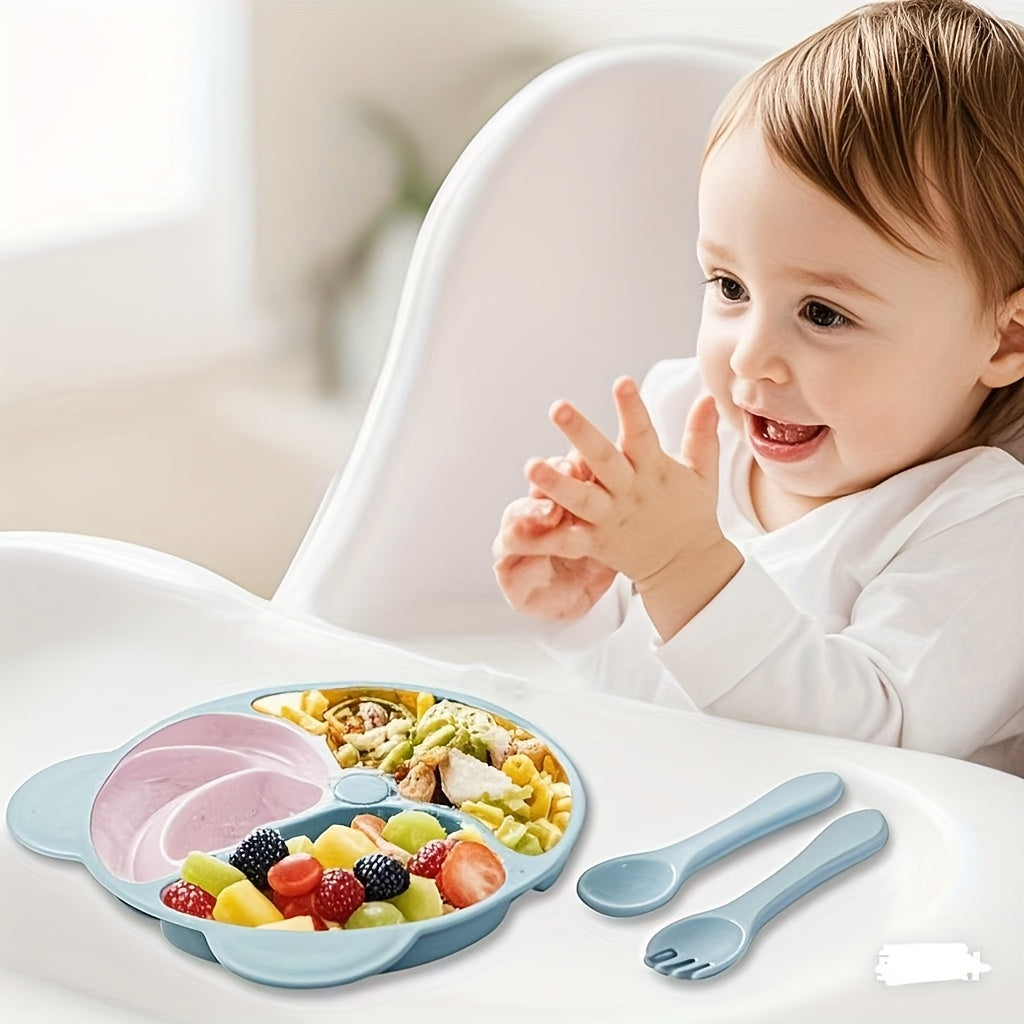 Ensemble d'alimentation pour bébé en silicone, 10 pièces — Monptitlou