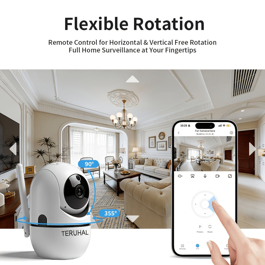 /2 pièces Caméra de sécurité WiFi Teruhal sans fil/extérieure avec — Monptitlou