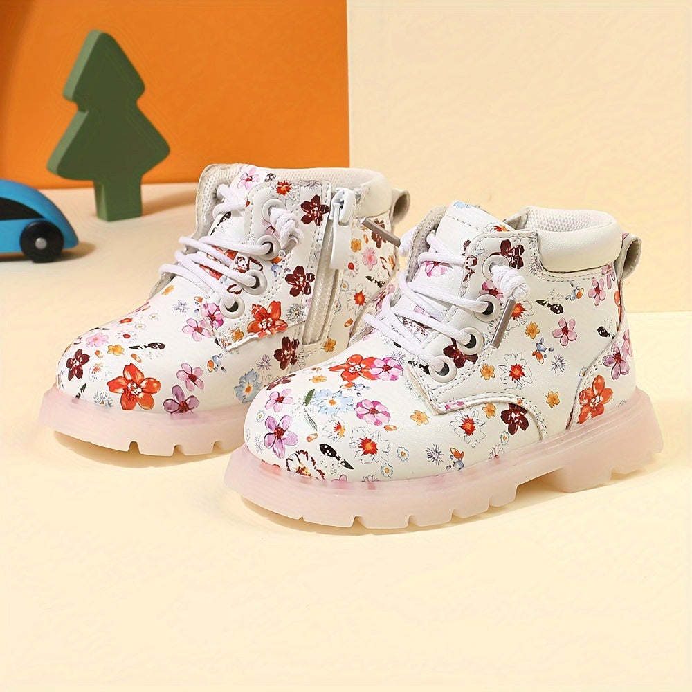 Bottes tendance à imprimé floral pour bébés filles — Monptitlou Image