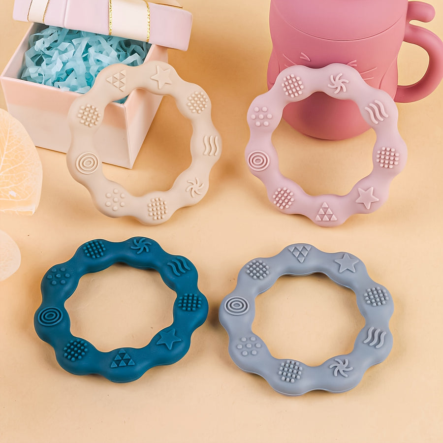 2/3pcs Anneaux de dentition pour bébé en silicone, légers — Monptitlou