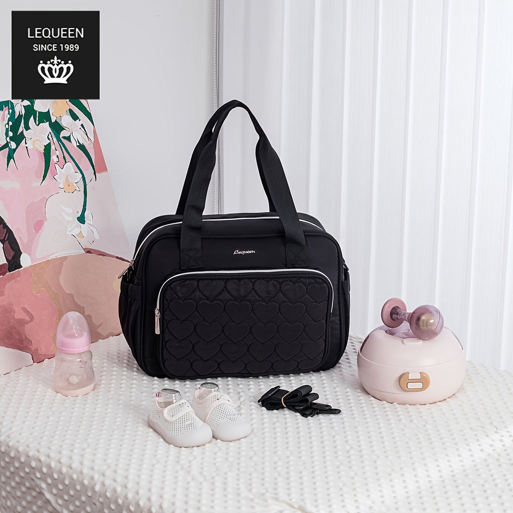 LEQUEEN 1 pièce Sac Parental en Tissu Oxford, Organisateur de Fournitures Multifonctionnel, Sac Fourre-tout de Rangement