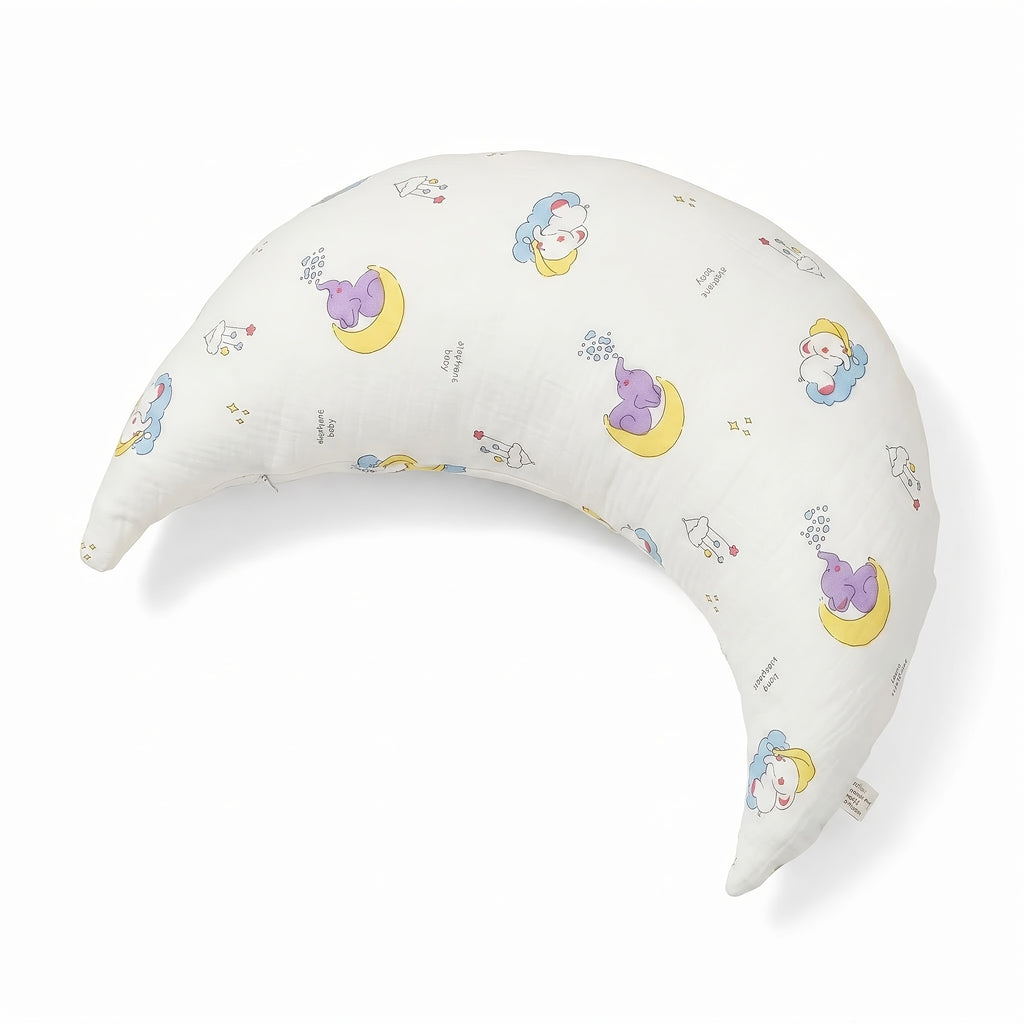 Oreiller de grossesse en forme de C Moon Pillow — Monptitlou