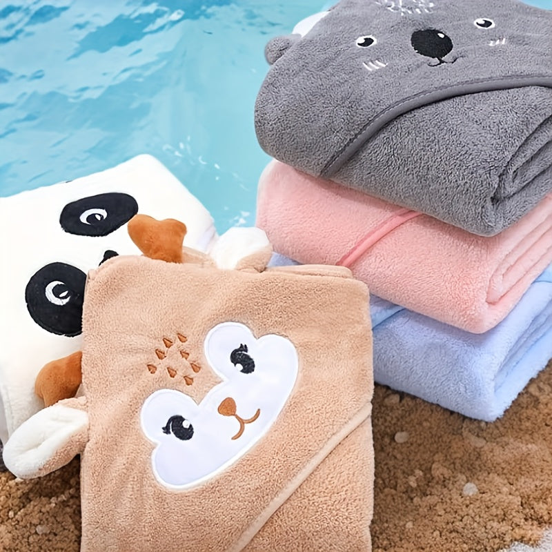 Serviette de bain pour bébé avec motif de dessin animé attrayant en — Monptitlou